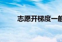 志愿开梯度一般多多少少是个梯度