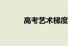 高考艺术梯度志愿是什么意思？