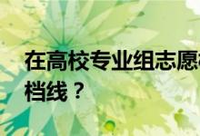 在高校专业组志愿模式下 一个学校有多少投档线？