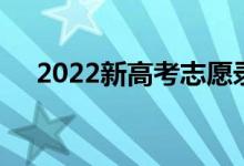 2022新高考志愿录取原则如何填报志愿