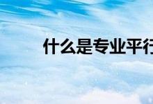 什么是专业平行志愿 意味着什么？