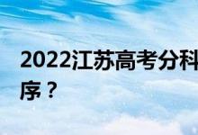 2022江苏高考分科 什么时候公布查询时间顺序？