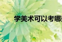 学美术可以考哪些大学 怎么报志愿？