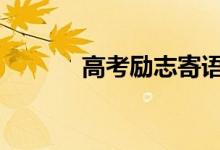 高考励志寄语:简短欢快的话语