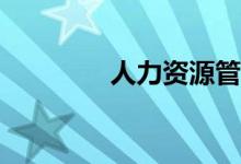 人力资源管理属于哪一类？
