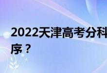 2022天津高考分科 什么时候公布查询时间顺序？