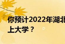 你预计2022年湖北高考最低分数线多少分能上大学？