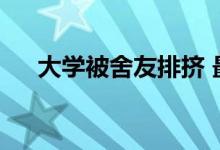 大学被舍友排挤 最明智的做法是什么？