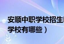 安顺中职学校招生哪家好(2022年安顺中职学校有哪些)