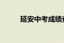 延安中考成绩查询系统2022入口
