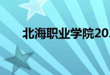 北海职业学院2022年单招专业及计划