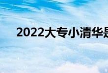 2022大专小清华是实力不输二本的学校