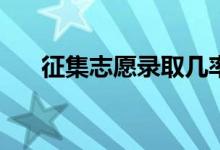 征集志愿录取几率大吗？你能通过吗？