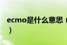 ecmo是什么意思（ ecmo治疗技术原理介绍）