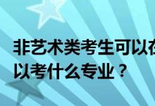 非艺术类考生可以在大学学习艺术吗？他们可以考什么专业？