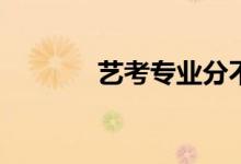 艺考专业分不开有什么出路？