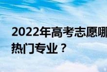 2022年高考志愿哪些专业最火？要填的10大热门专业？