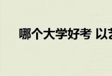 哪个大学好考 以艺术生和理科生为主？