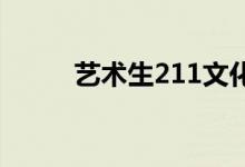 艺术生211文化分多少容易考上？