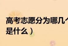 高考志愿分为哪几个批次（高考志愿填报步骤是什么）