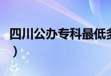 四川公办专科最低多少分能上（哪个学校好考）