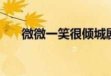 微微一笑很倾城剧情(该剧主演是谁)
