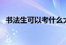 书法生可以考什么大学排名（哪个学校好）