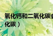氧化钙和二氧化碳会不会反应（氧化钙和二氧化碳）