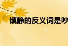 镇静的反义词是吵闹吗（镇静的反义词）