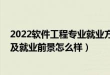 2022软件工程专业就业方向（2022软件工程专业就业方向及就业前景怎么样）