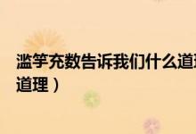 滥竽充数告诉我们什么道理英文版（滥竽充数告诉我们什么道理）
