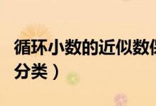 循环小数的近似数保留三位小数（循环小数的分类）