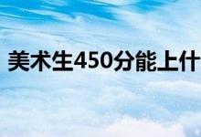 美术生450分能上什么大学（专业受限制吗）