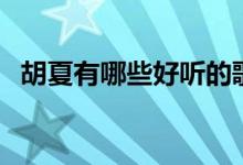 胡夏有哪些好听的歌（胡夏好听的歌推荐）