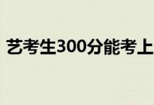 艺考生300分能考上什么大学（怎么报志愿）