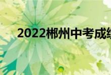 2022郴州中考成绩查询方式及网站入口
