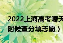 2022上海高考哪天几号出成绩报志愿（什么时候查分填志愿）