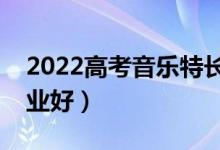 2022高考音乐特长生有哪些专业（学什么专业好）