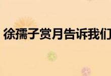 徐孺子赏月告诉我们什么道理（徐孺子赏月）