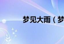 梦见大雨（梦见大雨什么意思）