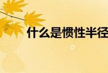 什么是惯性半径（什么是惯性思维）