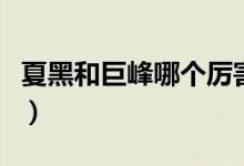 夏黑和巨峰哪个厉害（夏黑和巨峰哪个品种好）