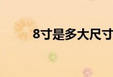 8寸是多大尺寸的纸（8寸是多大）