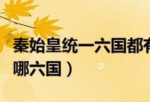 秦始皇统一六国都有哪些（秦始皇统一六国是哪六国）