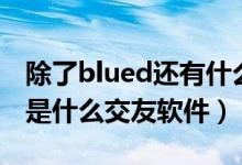 除了blued还有什么交友软件比较好（blued是什么交友软件）