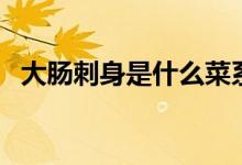 大肠刺身是什么菜系（大肠刺身是什么菜）