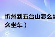 忻州到五台山怎么坐车方便(忻州到五台山怎么坐车)