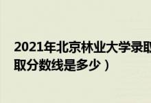 2021年北京林业大学录取分数（2021北京林业大学各省录取分数线是多少）