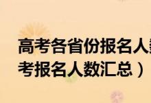 高考各省份报名人数（2018年全国各省市高考报名人数汇总）