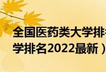 全国医药类大学排名2020年（全国医药类大学排名2022最新）